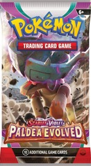 Pokemon SV2 Paldea Evolved Booster Pack -- Ting Lu Pack Art